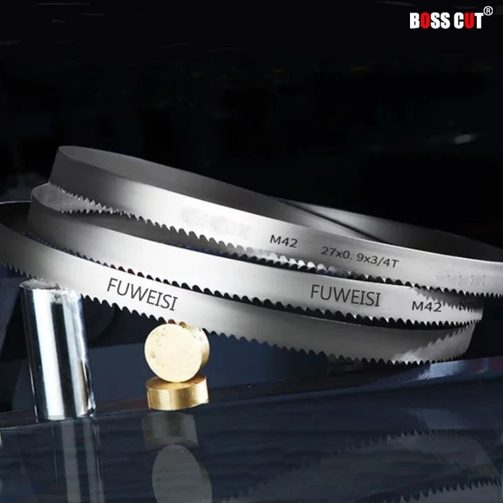 M42 Bi-metal Band Saw Blade Cutter Untuk Memotong Logam
